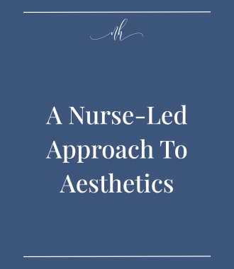 Graphic about regular aesthetic treatments and natural-looking results over time