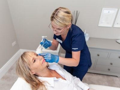 crows feet anti wrinkle injections.